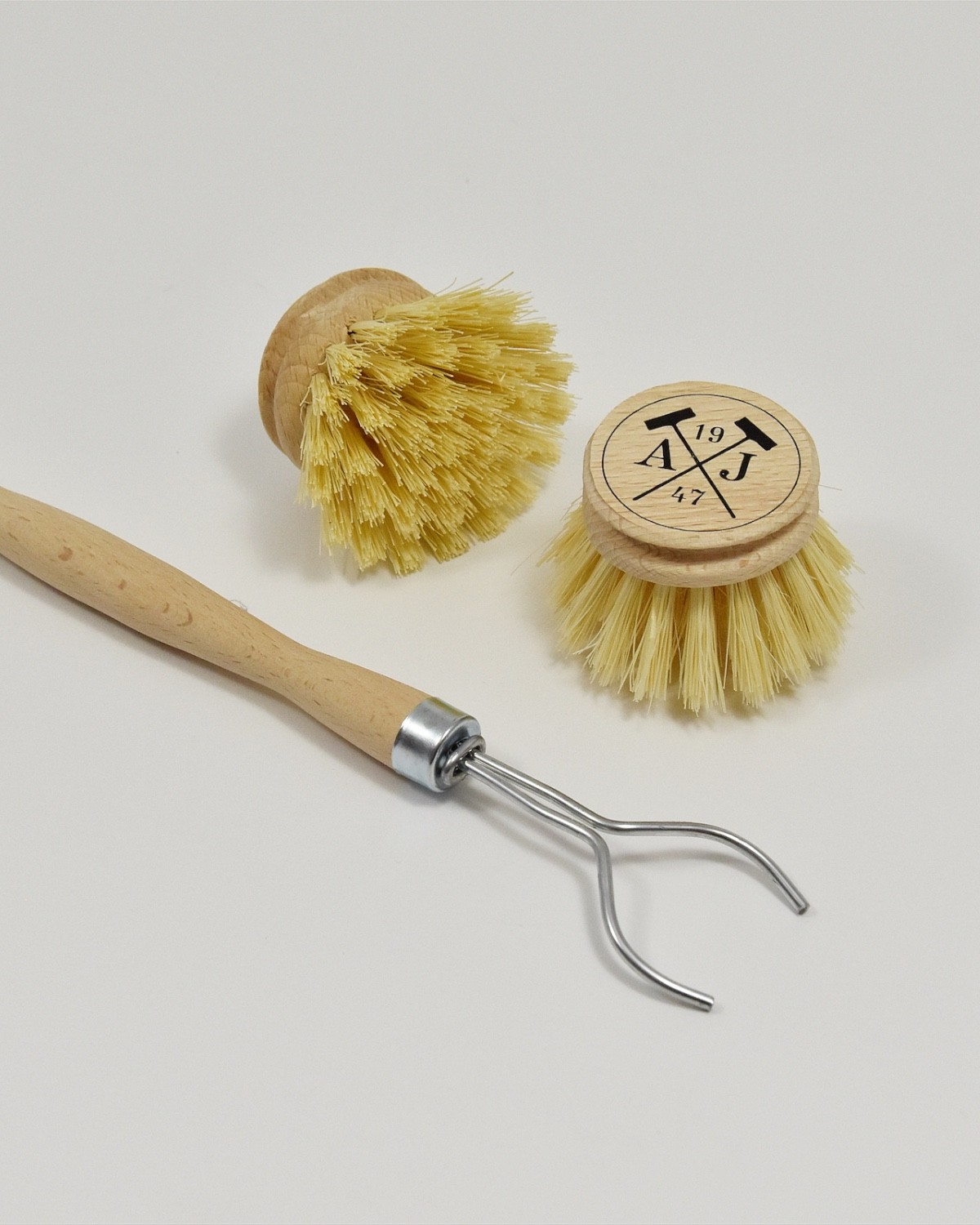 DUO TETES BROSSE VAISSELLE NATURELLE
