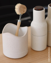 POT A USTENSILES - Résine effet Grés