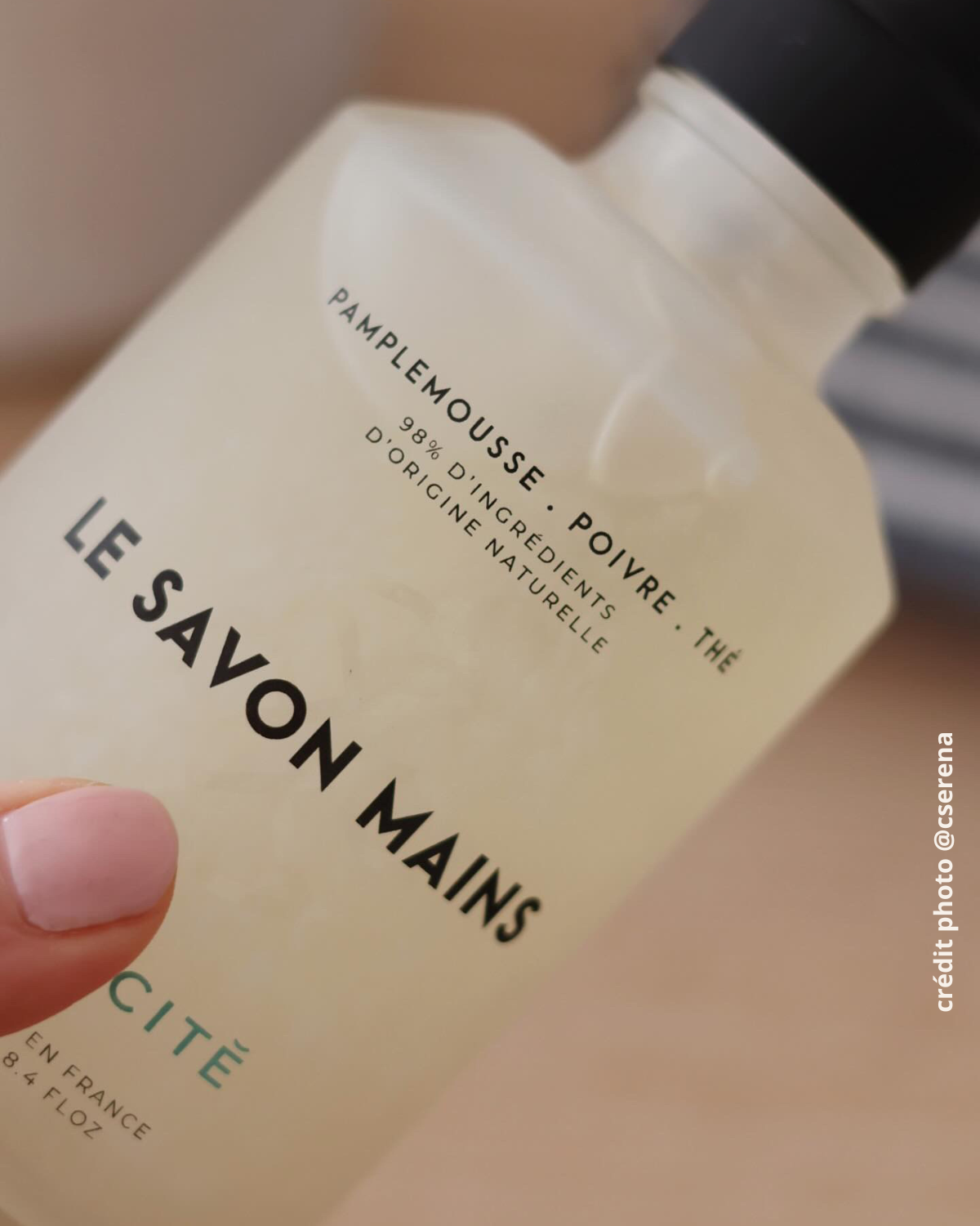 SAVON MAINS - Pamplemousse, poivre, thé