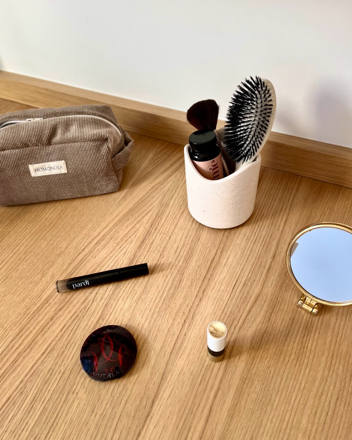 POT A USTENSILES - Résine effet Grés