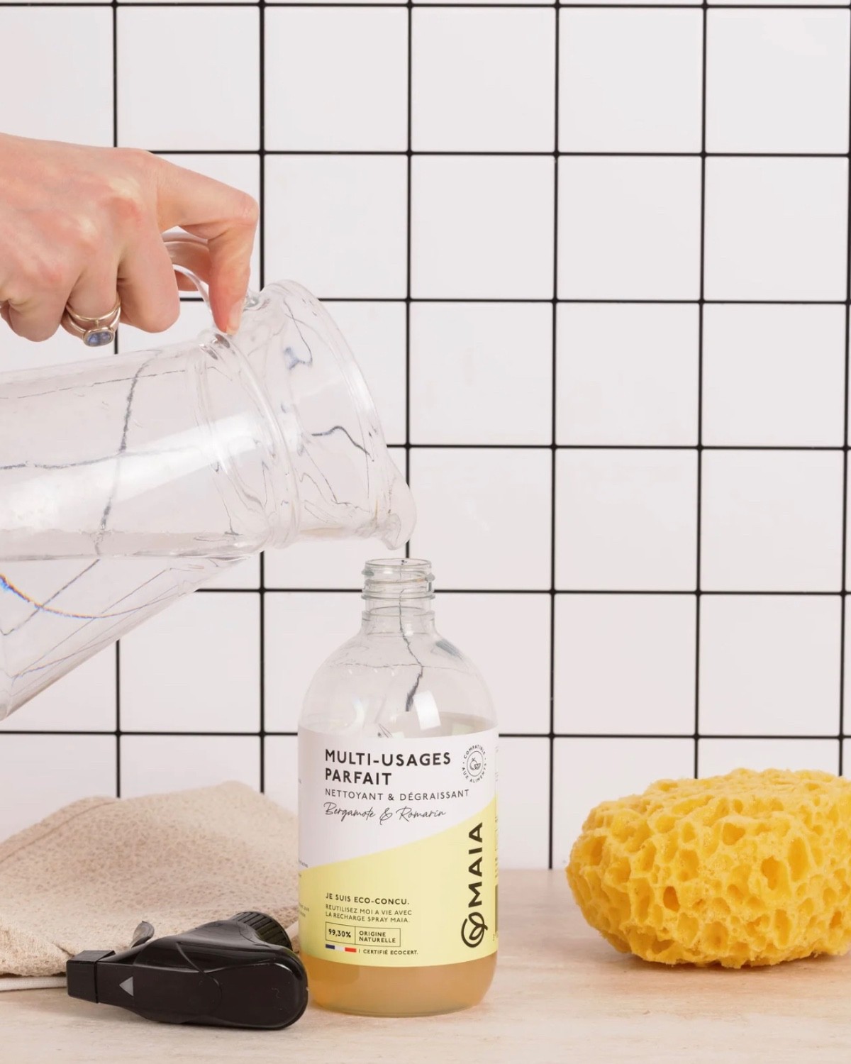 RECHARGE SPRAY MULTI-SURFACE- Bergamote & Romarin