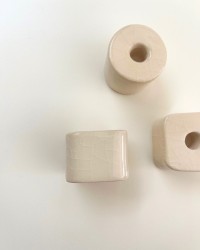 TRIO BOUGEOIRS CERAMIQUE - Craquelé