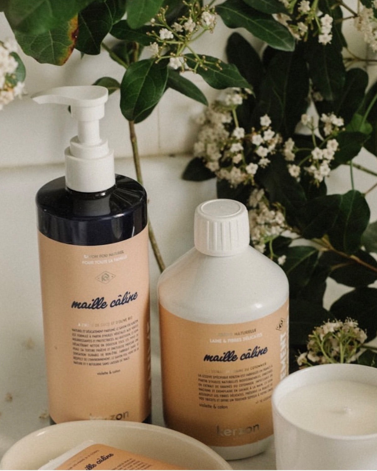 LESSIVE MAILLE CALINE - Violette & Coton