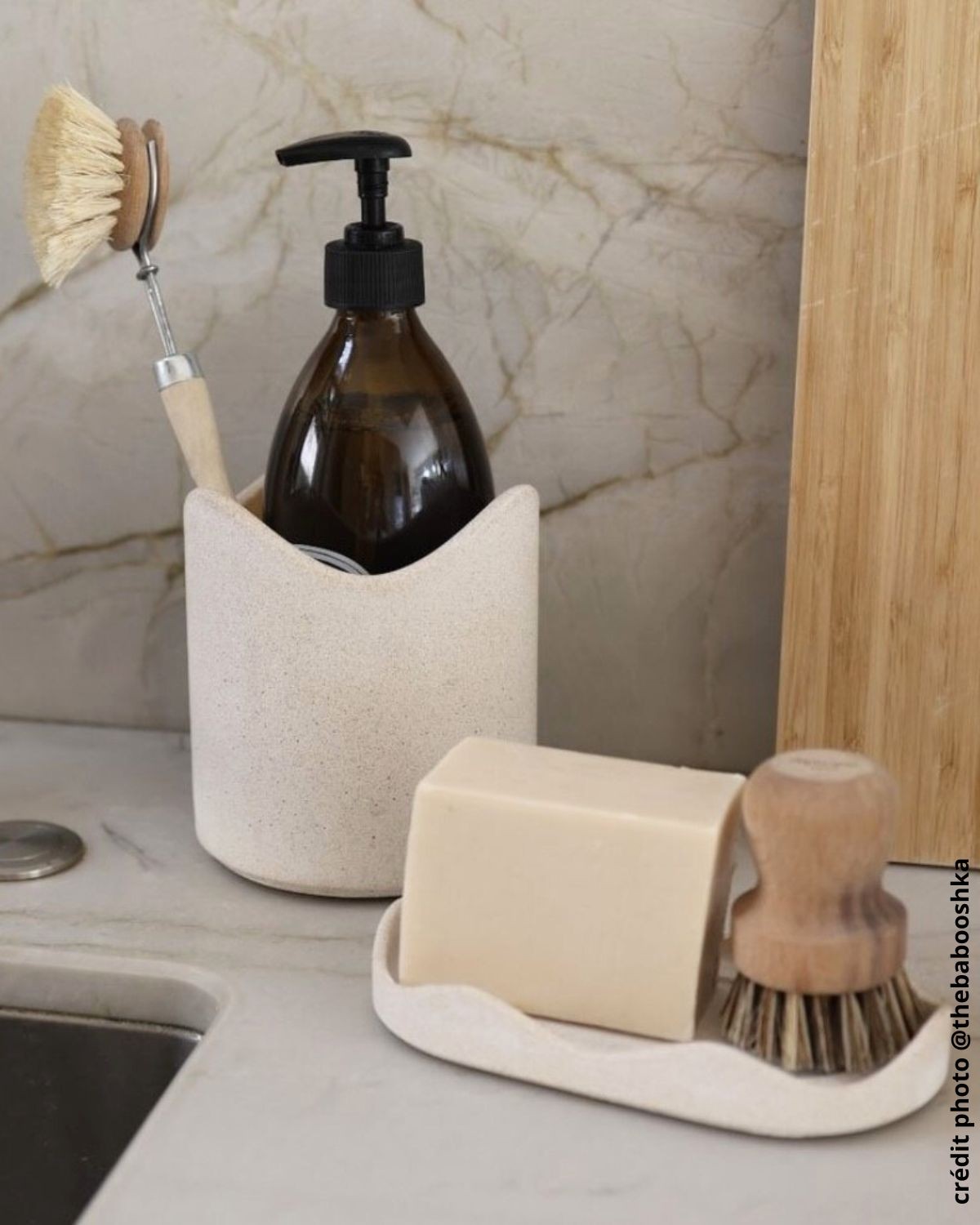 PORTE SAVON - Résine effet Grés