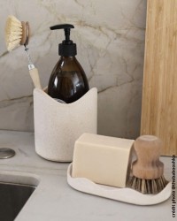 PORTE SAVON - Résine effet Grés