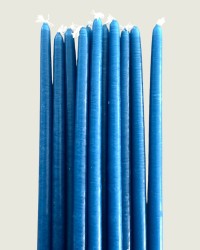 BOUGIES FINES BLEU PETROLE