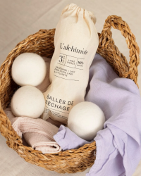 LOT DE 3 BALLES DE SÉCHAGE