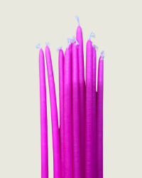 BOUGIES FINES ROSE FLUO