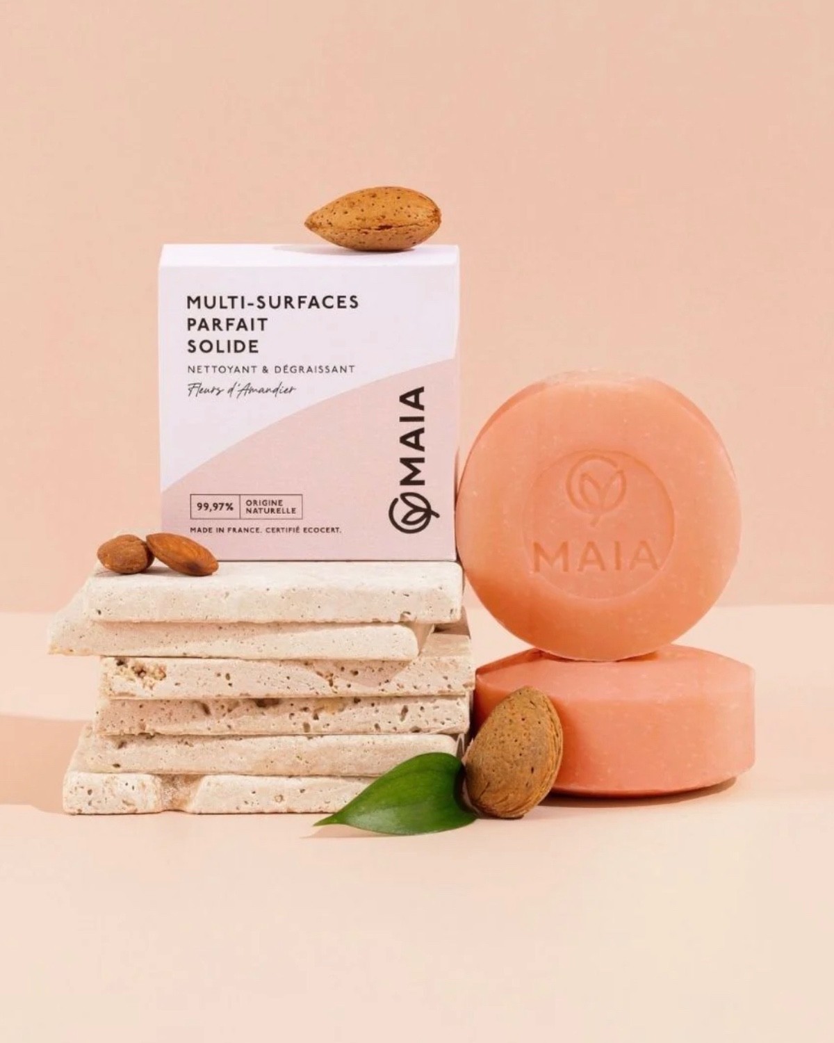 NETTOYANT MULTI SURFACES NATUREL SOLIDE - Fleurs d'amandier