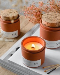 BOUGIE TERRACOTTA - Figuier et Galbanum