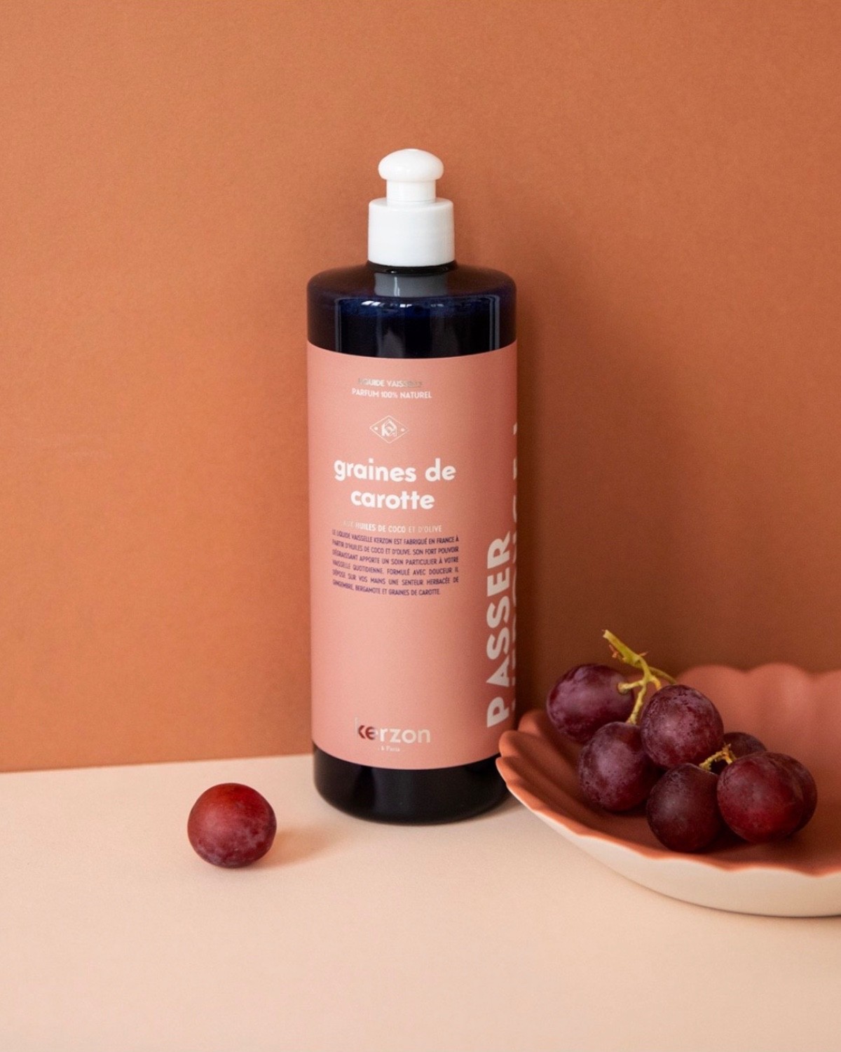 LIQUIDE VAISSELLE GRAINES DE CAROTTE - Gingembre & Graines de carotte