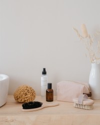 BROSSE DE MASSAGE A SEC- Hêtre
