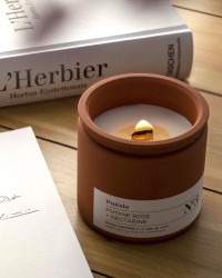 BOUGIE TERRACOTTA - Pivoine Rose et Nectarine