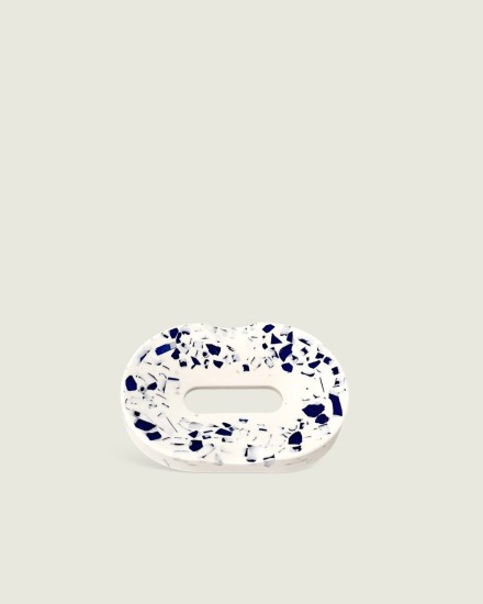 PORTE-SAVON ECO-TERRAZZO - Bleu outremer