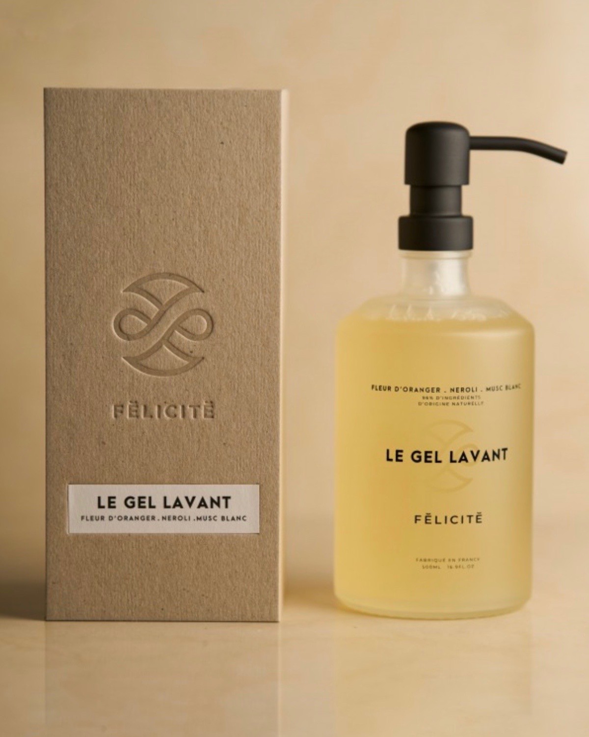 GEL LAVANT - Fleurs d'oranger, Néroli et Musc blanc