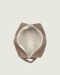 TROUSSE DE TOILETTE - Velours côtelé taupe