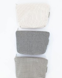 PETITE TROUSSE - Vichy noir & blanc